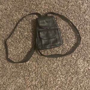 Mini leather backpack